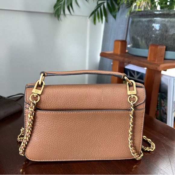 Tory Burch Brown Crossbody Bag with Gold Accents - Picture 4 of 9